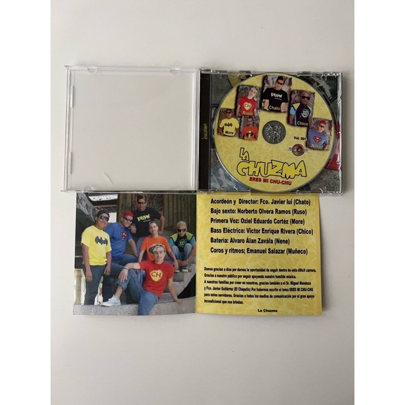 La Chuzma Pura Cumbia Caliente CD Eres Mi Chu-Chu Sonydos Records Play Tested - Picture 5 of 6